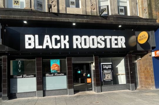 Black Rooster Paisley