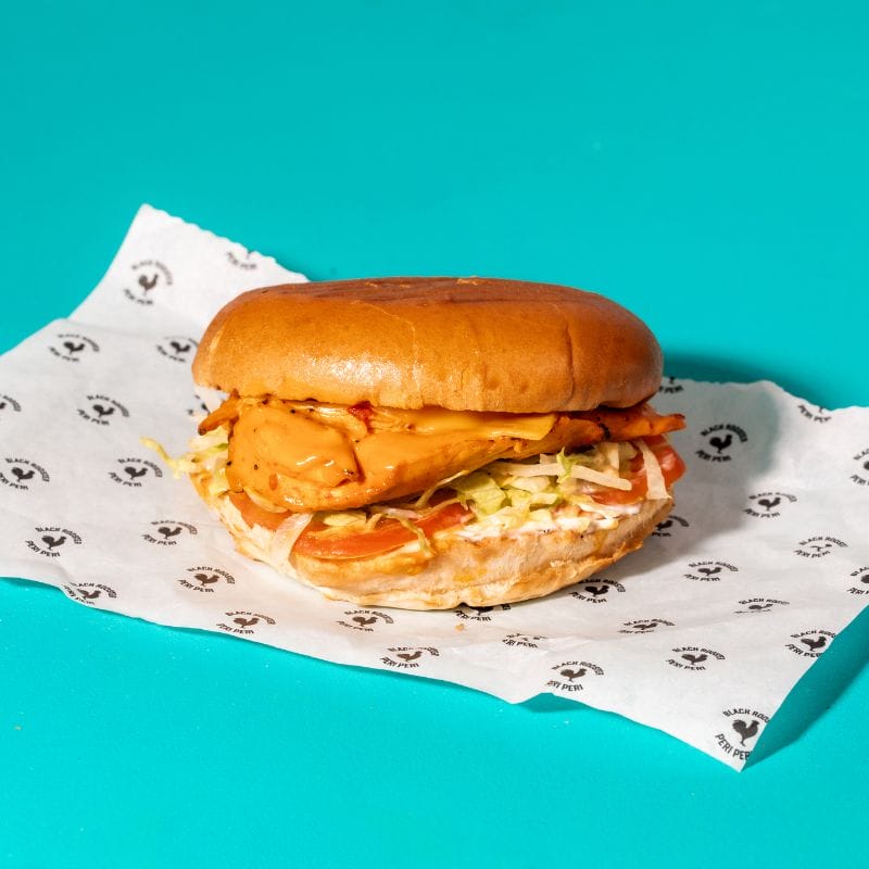 Black Rooster Chicken Burger