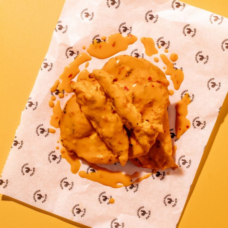 Black Rooster Double Butterfly Chicken