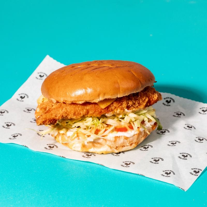 Black Rooster Spicy Burger